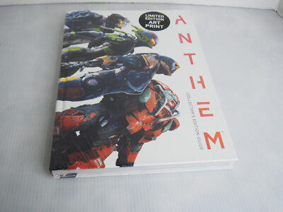 ANTHEM~Collector's Guide~NEW SEALED HC~Limited Edition Art Print~PRIMA GAMES~