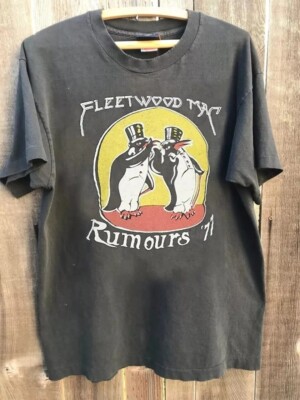 Fleetwood Mac Rumours Albums Basic style Charcoal Unisex T shirt