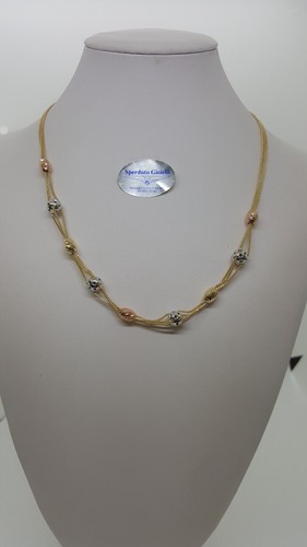 Collier Triple Fil En Or