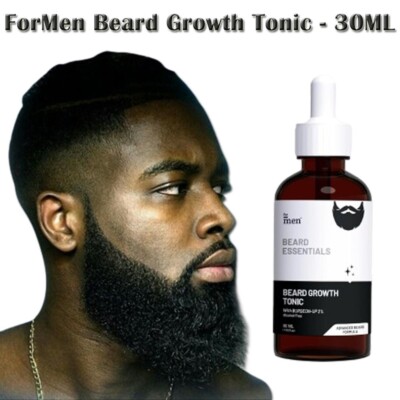 Beard Growth Oil Hair Mustache Facial Grow Natural Men Fast Serum 1oz