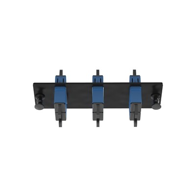Panduit FAP3WBUDSCZ 3 Fiber SC Duplex Front Loading Fiber Adapter Panel Blue