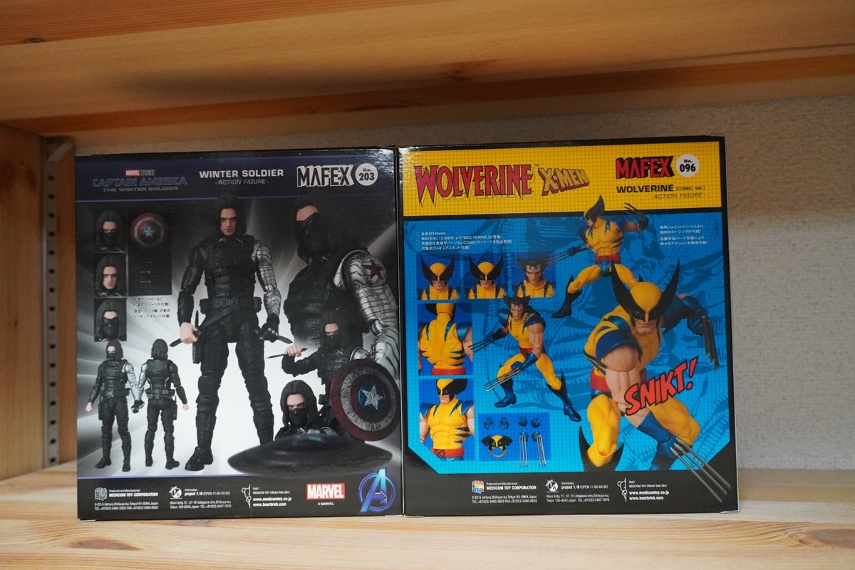 MAFEX No.096 WOLVERINE & No.203 Captain America (Winter