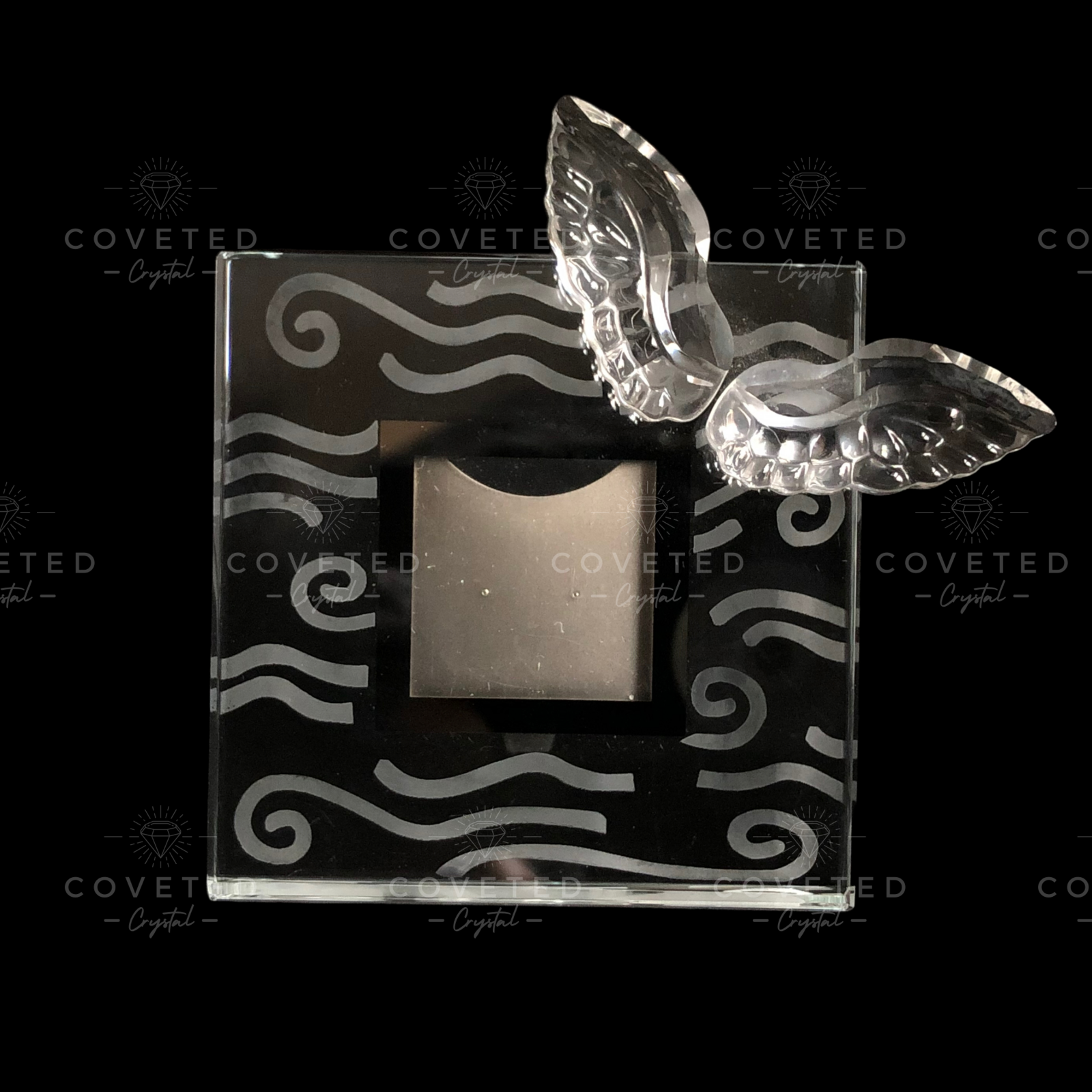 Swarovski Crystal ZEPHYR PHOTO PICTURE FRAME 293669 Mint Rare Boxed