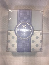 New Monlapin Mon Lapin 2 Pack Fitted Crib Sheets  Birds  Gray and White NIP