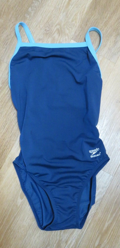 Women SPEEDO ENDURANCE BLUE AQUA SOLID SIZE 6/32 NWT ONE PIECE ...