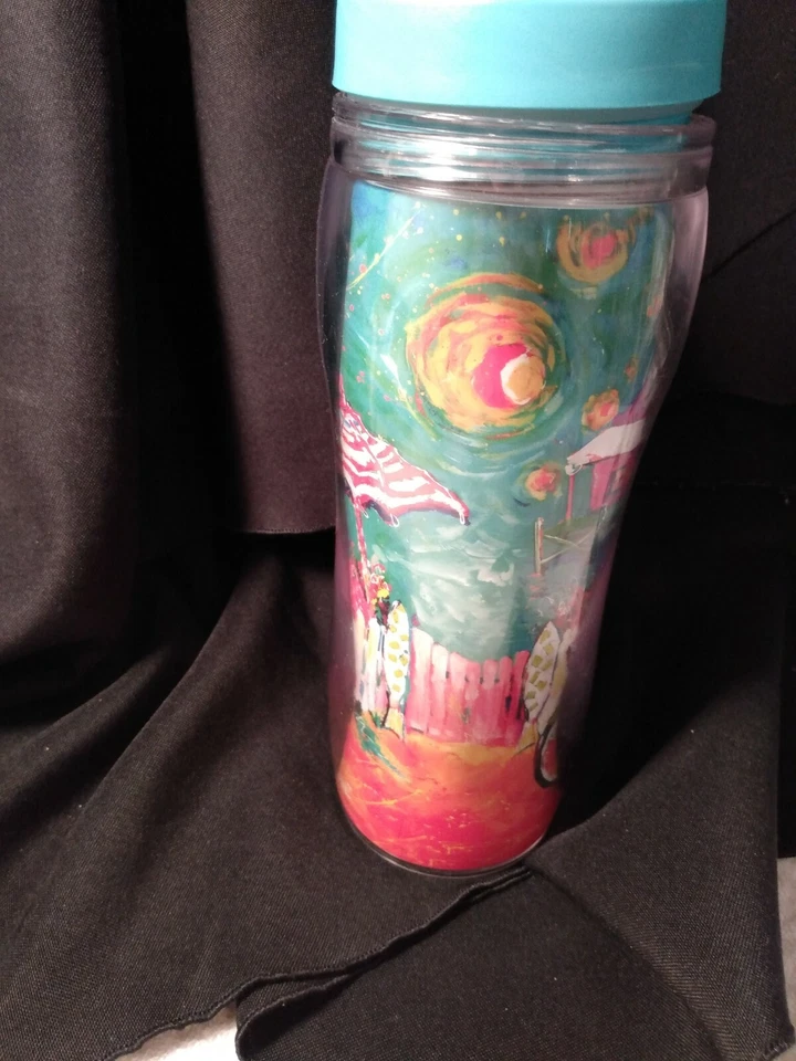 Vasos Tervis Leoma Lovegrove 20 Oz Taza Verano Día Bicicleta Montar LT Azul Foto 2 de 4