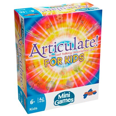 Drumond Park Articulate for Kids Mini Board Game, Travel Games for Kids, Compact