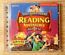 The Clue Finders Reading Adventures Ages 9-12 PC CD-Rom 2-Disc Set 1999 Learning