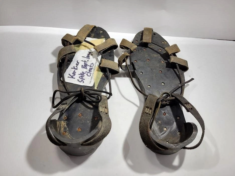 Korkers Wading Boot Cleat Oversoles Mens Large Black Rubber Spike Fishing Gear