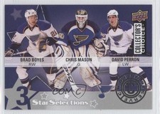 2009-10 Collector's Choice 3 Star Selections Reserve Brad Boyes Chris Mason 0c2