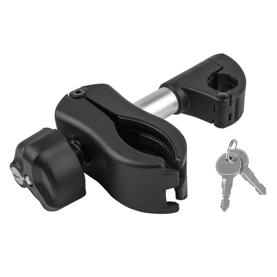 Braccio di fissaggio portabici per telaio Eufab 12 cm premium/poker/bike lift/fi