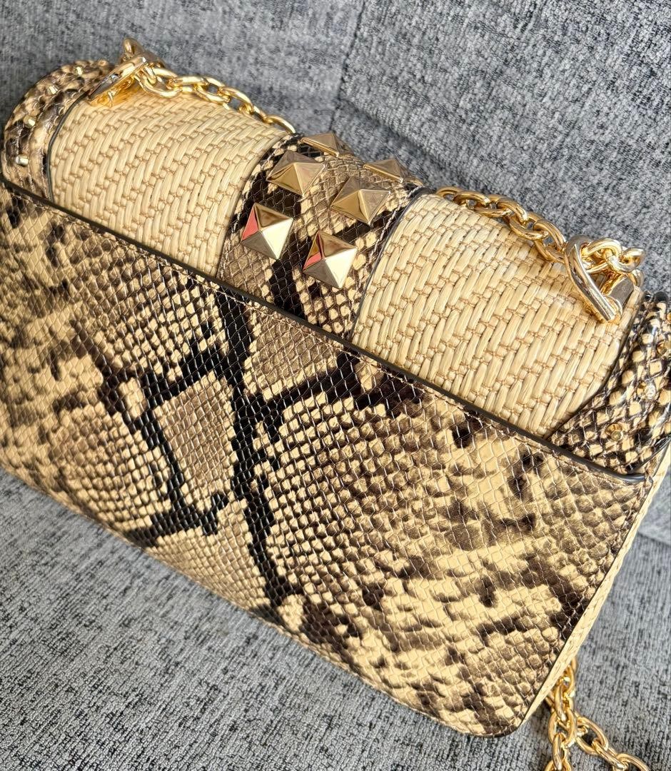 Michael Kors Soho Python Leather Chain Shoulder B… - image 10