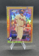 Bryce Harper - 2024 Topps Chrome Logofractor Gold Refractor /50 #150 - Phillies