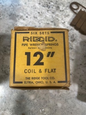 5- Ridgid E2674 12 Coil & Flat Spring Cat # 31640 #17H21RM