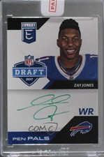 2017 Donruss Elite Pen Pals Green Ink Zay Jones #PP-ZJ Auto 0f8