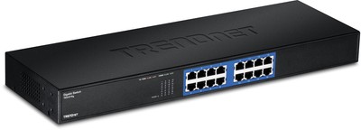 TRENDnet - TEG-S16G 16-Port Unmanaged Gigabit GREENnet Switch, TEG-S16G, 16 x...