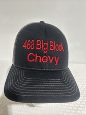 Chevrolet 468 Big Block Chevy Snapback Truckers Mesh Hat Cap Preowned