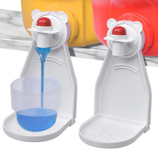 Laundry Detergent Cup Holder - 2 Pack Drip Catcher for Laundry Room Organizer