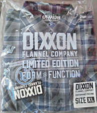 Dixxon Mens Longsleeve Pearl Snap Flannel XL "Performance MachiIne" NIB