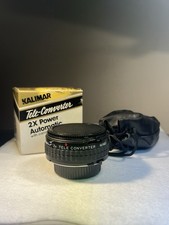 Kalimar 2X Teleconverter Minolta MD Mount w/ Caps Japan