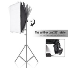 Studio Photography Light Kit Softbox Lighting Set With 50x70cm Softbox 85 VUWR