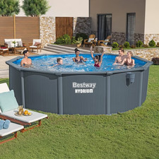 Bestway Hydrium 16 x 52 Round Steel Wall Abov...