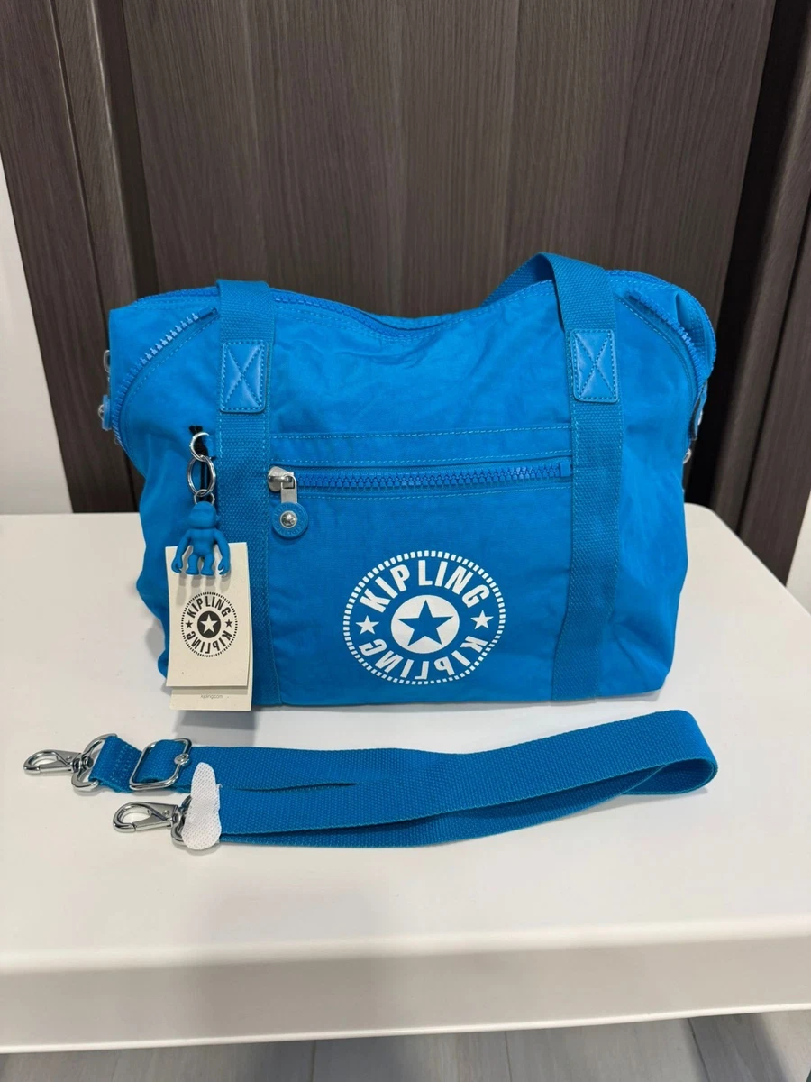 Kipling Albena M Borsa A Tracolla Con Tasche Deep Sky Blue - Acquista A
