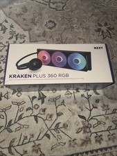 NZXT RLKR360B2 Kraken Plus 360 RGB AIO CPU Liquid Cooler Black