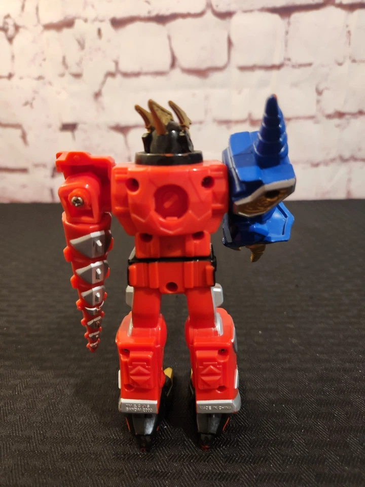 Figura de acción Bandai Power Rangers Dino Thunder Thundersaurus Megazord 2003 6" Foto 4 de 4