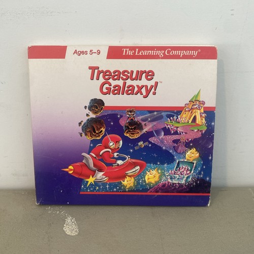 Treasure Galaxy! PC MAC CD kids learn math measurement fractions geometry game!