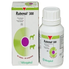  Rubenal 300, 60 tabs for dogs & cats /Best for kidney failure .Offer for sunday