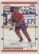 1990-91 Score Mathieu Schneider #127 13h3