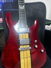Guitarra Eléctrica Schecter Diamond Series Hollywood Clásica Roja Corea del Sur