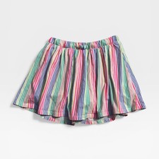 Cat  Jack Vertical Multi-Colored Striped Skort Girls XL 14/16 