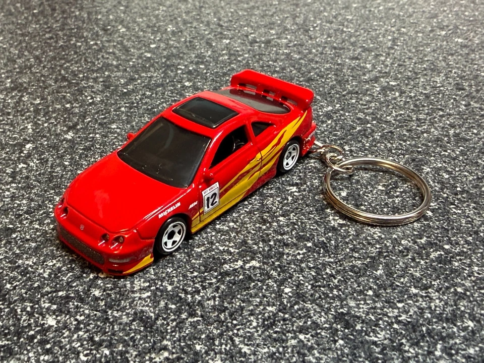 Acura Integra GSR 1996 llavero rojo F&F Hot Wheels Matchbox Foto 3 de 4