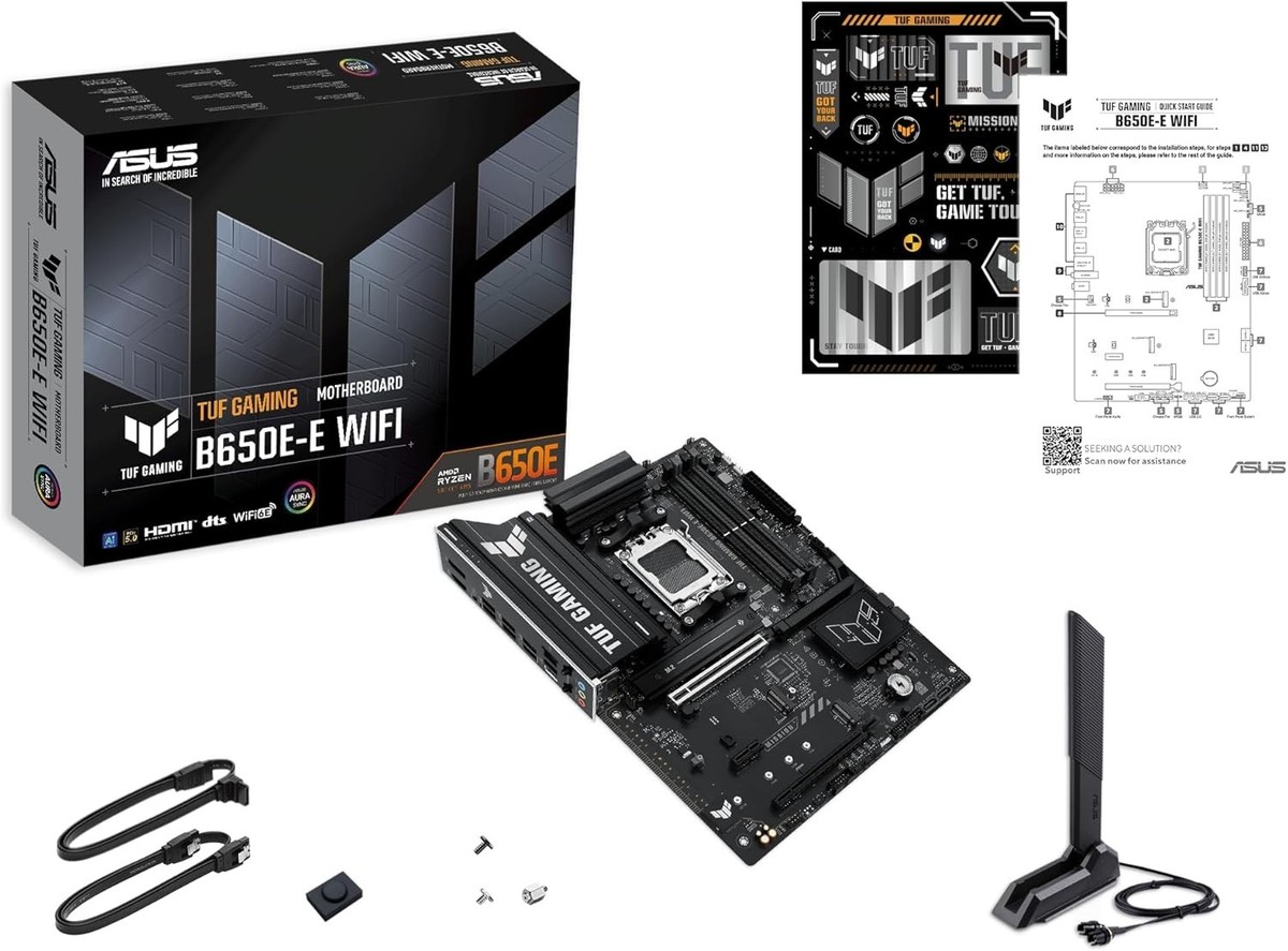 ASUS TUF Gaming B650E-E WIFI AMD AM5 B650 ATX Motherboard ⚡9000