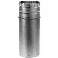 M&G DuraVent 170403 3x18 Adjustable Length Pellet Vent, Stainless Steel