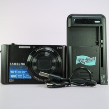 Samsung Digital Camera ST200F 16.1MP Black Tested Full Working Set Read 