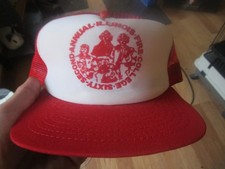 Vintage Illinois Fire College 5 Panel Snapback New Era Truckers Baseball Cap Hat