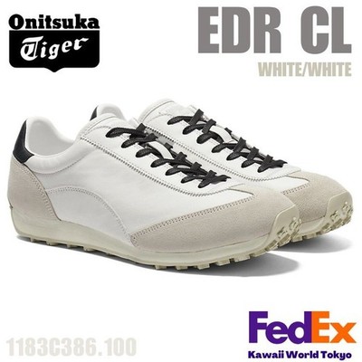 Onitsuka Tiger EDR CL WHITE/WHITE 1183C386 100 UNISEX Japan NEW