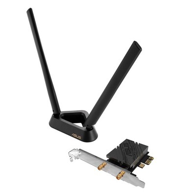 ASUS PCE-BE92BT WiFi 7 Bluetooth 5.4 Adapter BE9300 Triband, PCI Express, 2x Ext