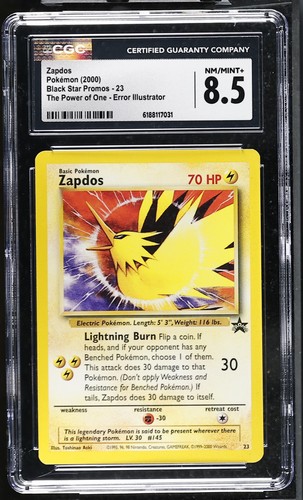 Zapdos graded CGC 8.5 for sale on eBay
