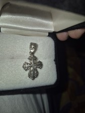 Sterling Silver Filigree Cross Pendant