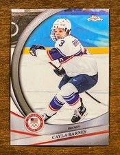 2026 Topps Chrome USA Olympics Cayla Barnes Ice Hockey #188