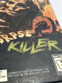 Corpse Killer (Sega CD, 1994) Complete CIB Reg Card Game Manual Disc Sleeve Box