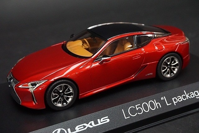 Lexus LC500h L Package Kyosho 1/43 Red Diecast Model Japan