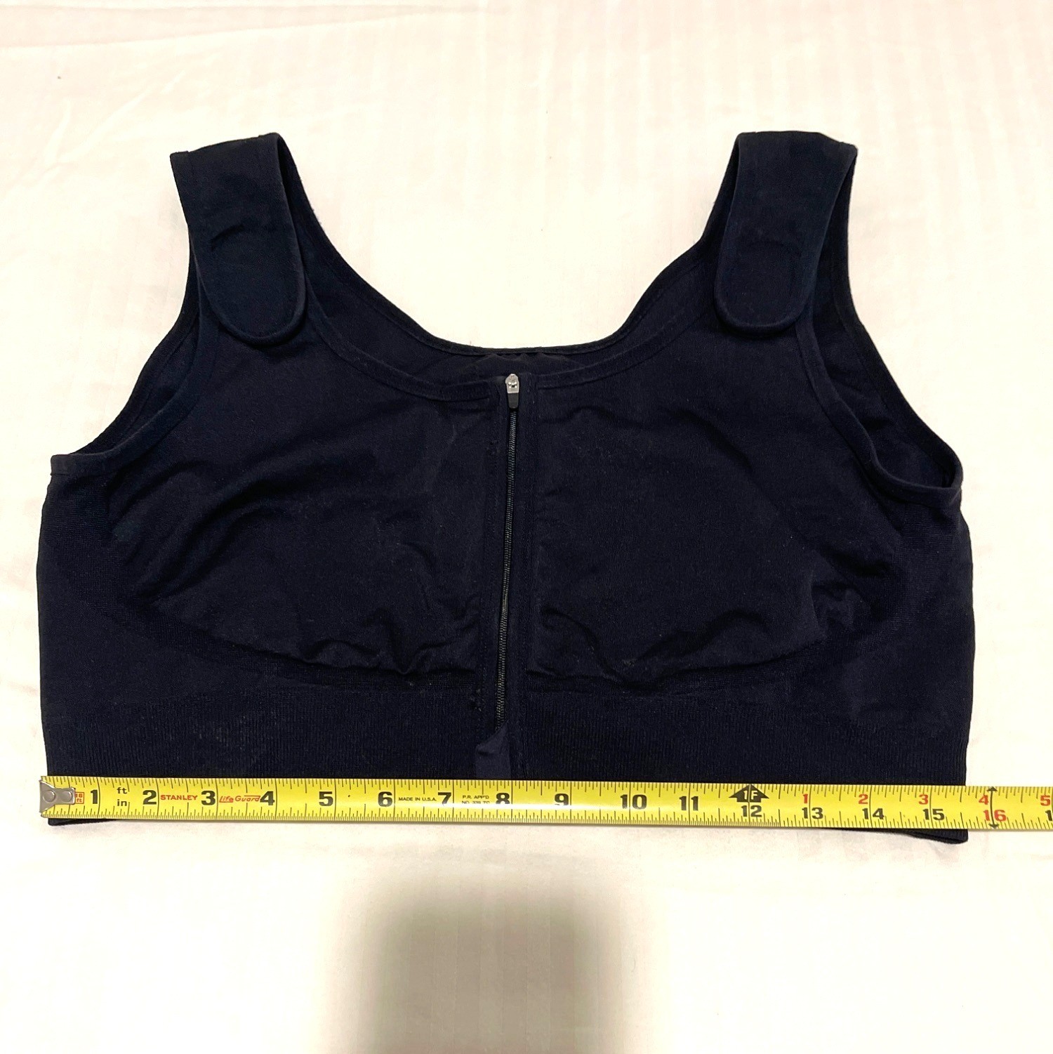 Compression Bra Black Front-Zip Post-Surgery Amoe… - image 12