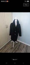 Ladies Black Teddy Coat Size 8/10