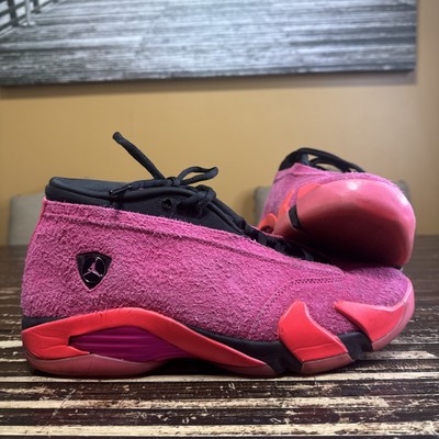 Jordan 14 Retro Pink Nike Air Jordan 14 Retro Black Desert Pink Sneaker  Shoes Size