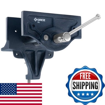 Groz 6-Inch Portable Woodworking Vise 39006